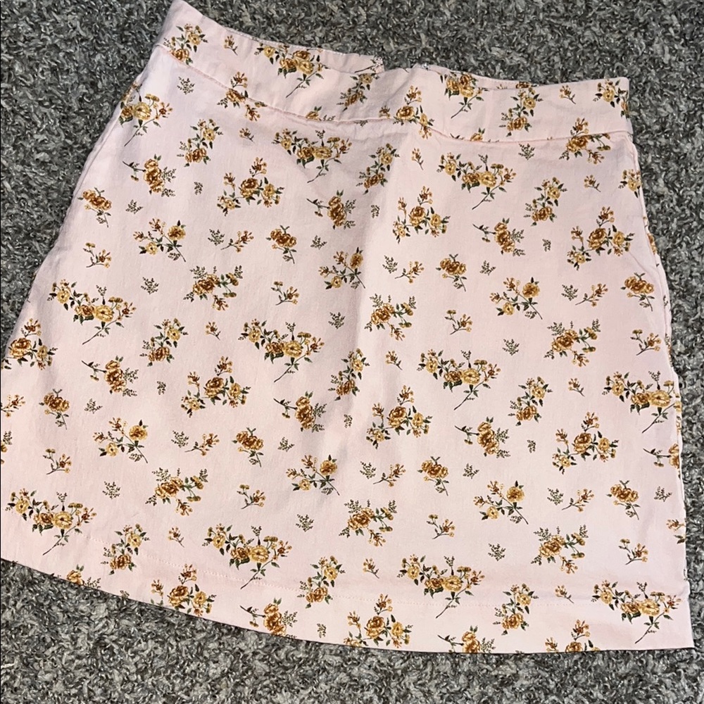 Forever 21 Pink A-Line Mini Skirt Casual